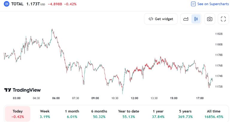 Cryptocurrencies are back in fashion as the total crypto market cap keeps rising