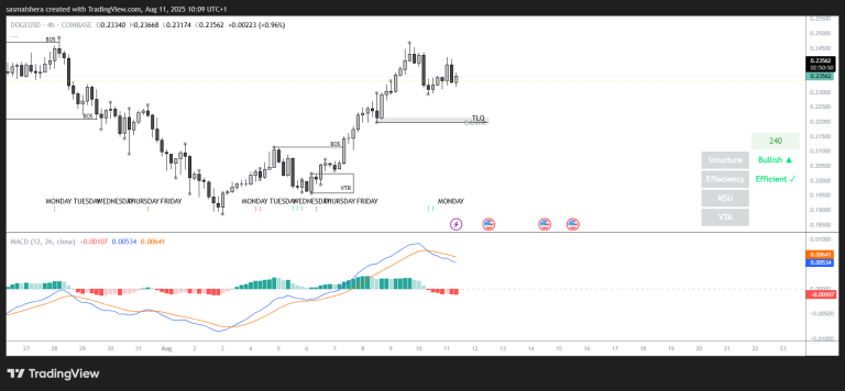 Dogecoin price prediction: DOGE to rally to $0.3 if $0.22 support holds