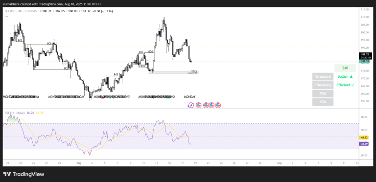 SOL could retest $174 amid bearish price action; Check forecast