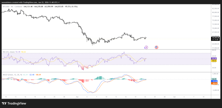 Bitcoin holds above key support as momentum indicators hint at stabilization