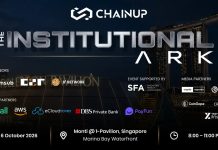 ChainUp Brings The Institutional Ark to TOKEN2049 Singapore, Focusing on Digital Asset Infrastructure and High-Value Deal Flow