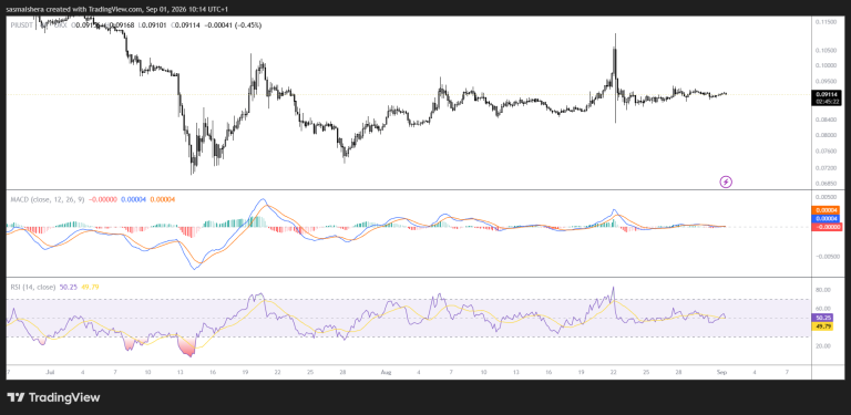 Pi holds above $0.091 as OpenPay restores cash-in feature
